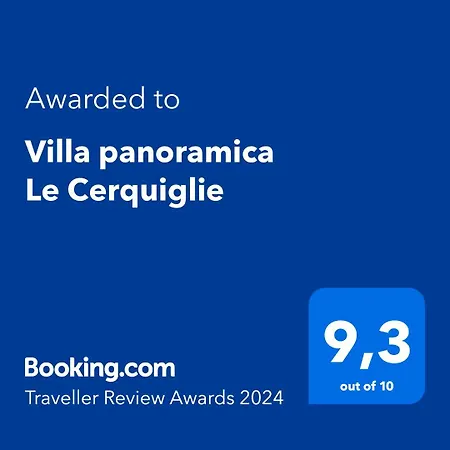Panoramica Le Cerquiglie Villa Ascrea